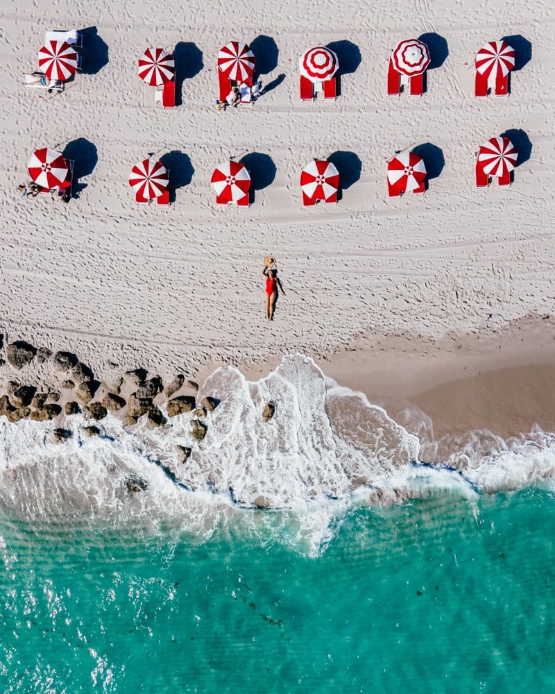 Summer time at the South Beach, Miami, Florida, United States of