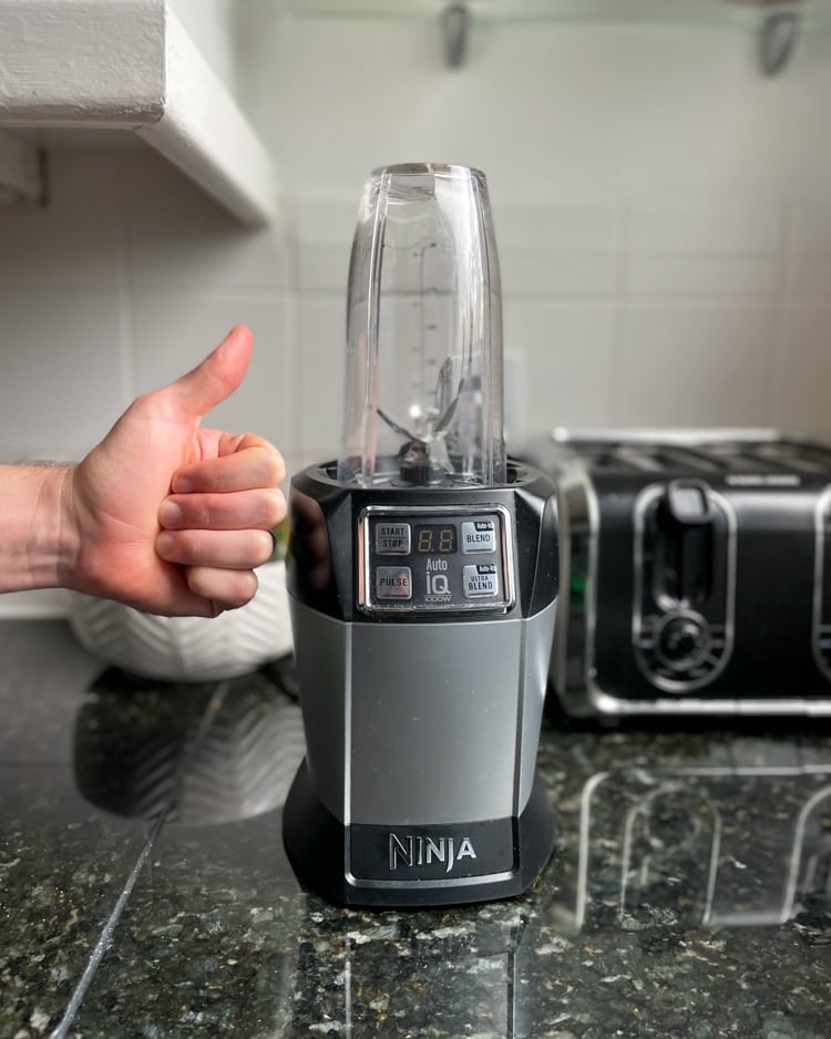 Nutri Ninja Blender Single Serving Cup 16 OZ With Pour Spout Lid